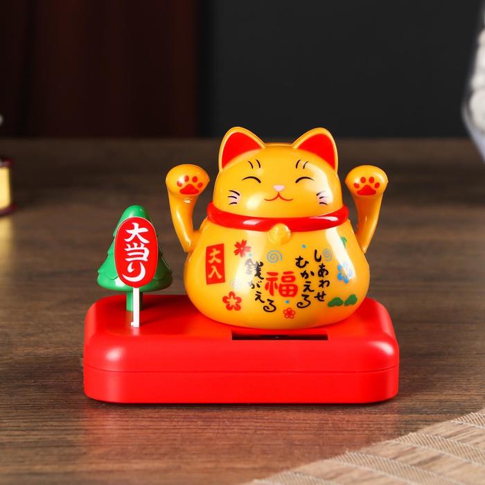 Маятник пластик от солнечной батареи "Кот Манэки-нэко с деревом" золотой 8х10х6 см
Маятник пластик от солнечной батареи "Кот Манэки-нэко с деревом" золотой 8х10х6 см