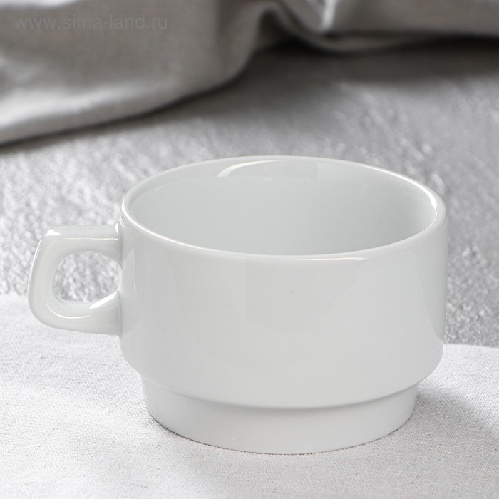 Чашка для кофе "Рест", белая, 200 мл, 1 сорт 
Чашка для кофе "Рест", белая, 200 мл, 1 сорт