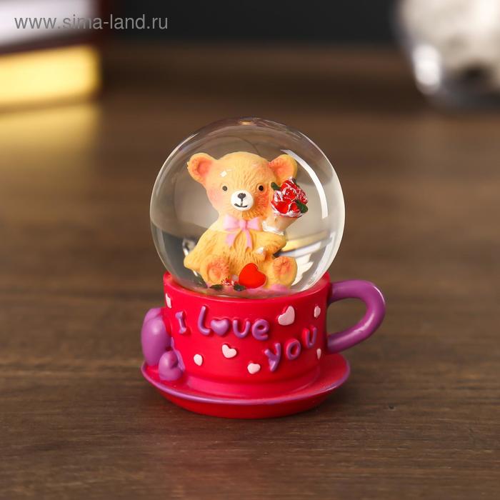 Сувенир полистоун водяной шар "Мишка с букетом и сердцем в кружке" МИКС 6,5х5х5 см
Сувенир полистоун водяной шар "Мишка с букетом и сердцем в кружке" МИКС 6,5х5х5 см