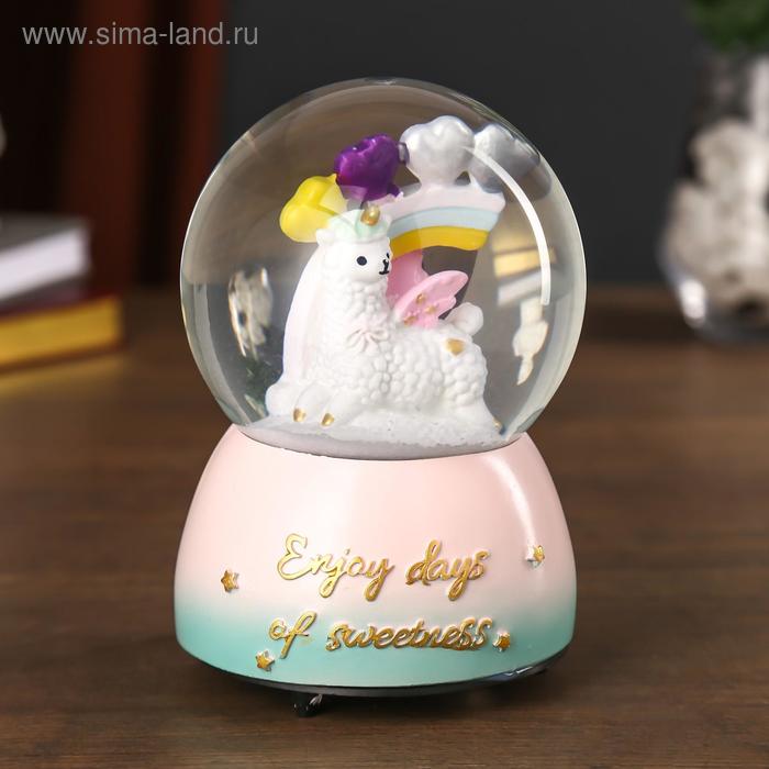 Сувенир полистоун водяной шар музыка механический "Лама с крыльями" 15,5х10х10 см
Сувенир полистоун водяной шар музыка механический "Лама с крыльями" 15,5х10х10 см