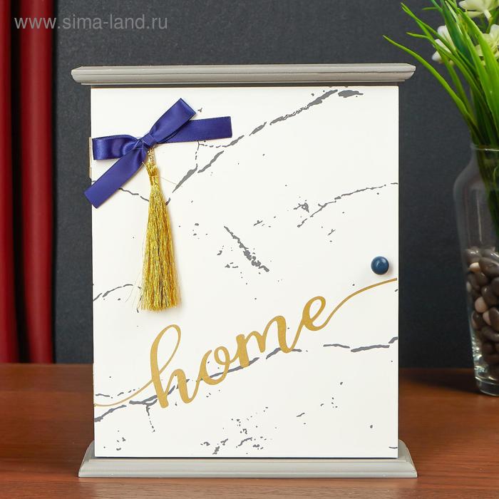 Ключница дерево 7 крючков "Мрамор и бант" 24х20х6,5 см
Ключница дерево 7 крючков "Мрамор и бант" 24х20х6,5 см