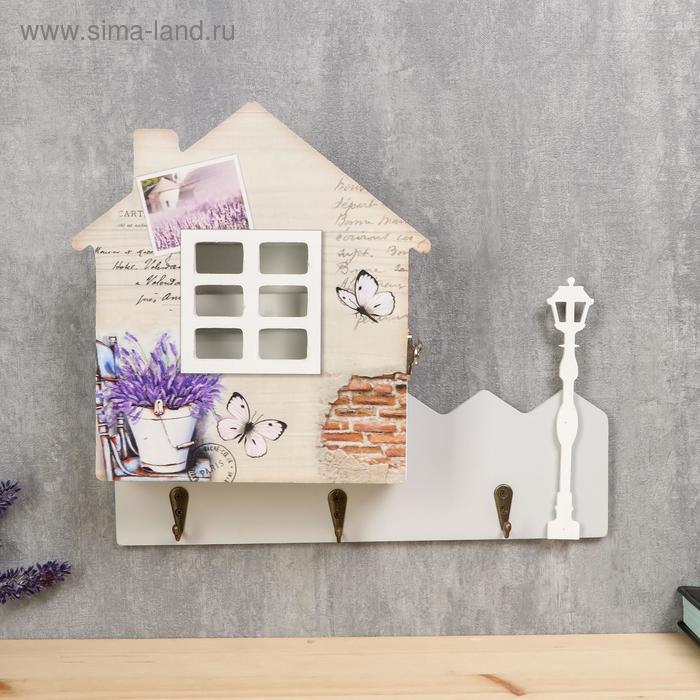 Ключница дерево "Домик с лавандой" 25х29,5х6 см
Ключница дерево "Домик с лавандой" 25х29,5х6 см