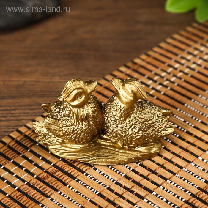 Нэцке полистоун "Уточки мандаринки на кувшинке" под бронзу набор 2 шт 5,5х4х9,3 см
Нэцке полистоун "Уточки мандаринки на кувшинке" под бронзу набор 2 шт 5,5х4х9,3 см