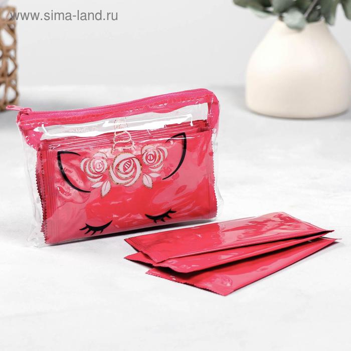 Косметичка с влажными салфетками «Поверь в мечту» 15,5х10 см, 10 шт. 
Косметичка с влажными салфетками «Поверь в мечту» 15,5х10 см, 10 шт.