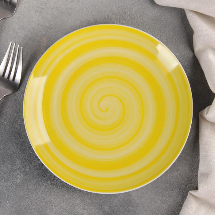 Тарелка мелкая Infinity, d=17,5 см, цвет жёлтый
Тарелка мелкая Infinity, d=17,5 см, цвет жёлтый