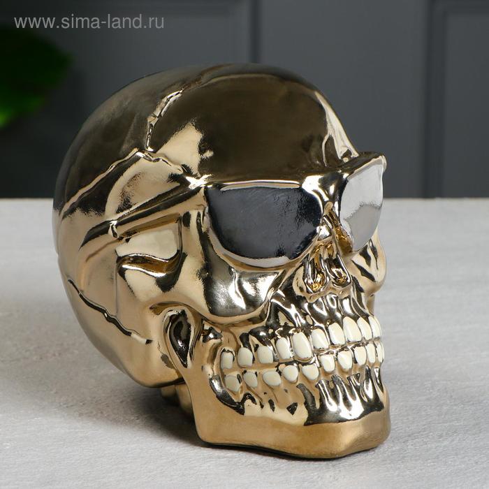 Копилка "Череп в очках", золотистая, керамика, 16 см, микс
Копилка "Череп в очках", золотистая, керамика, 16 см, микс