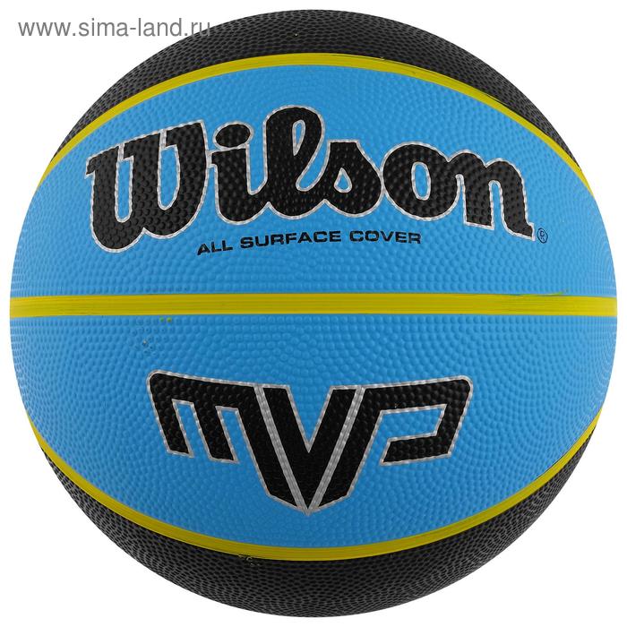 фото Мяч баскетбольный wilson mvp, арт.wtb9019xb07, размер 7, резина, бутиловая камера