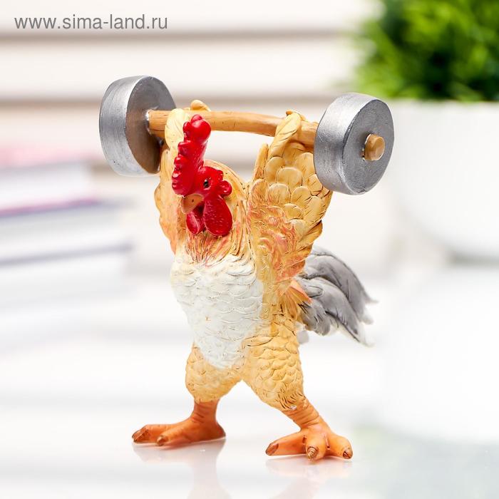 Сувенир полистоун миниатюра "Петя-петушок со штангой" 9,5х8,5х9 см
Сувенир полистоун миниатюра "Петя-петушок со штангой" 9,5х8,5х9 см