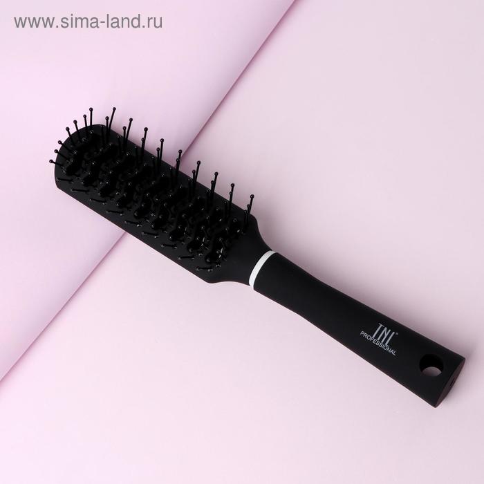 Расчёска массажная, вентилируемая, 4,4 × 23 см, цвет чёрный
Расчёска массажная, вентилируемая, 4,4 × 23 см, цвет чёрный
