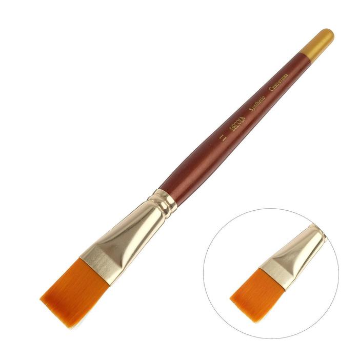 Кисть becola № 11, синтетика, плоская, b=19 мм 
Кисть becola № 11, синтетика, плоская, b=19 мм