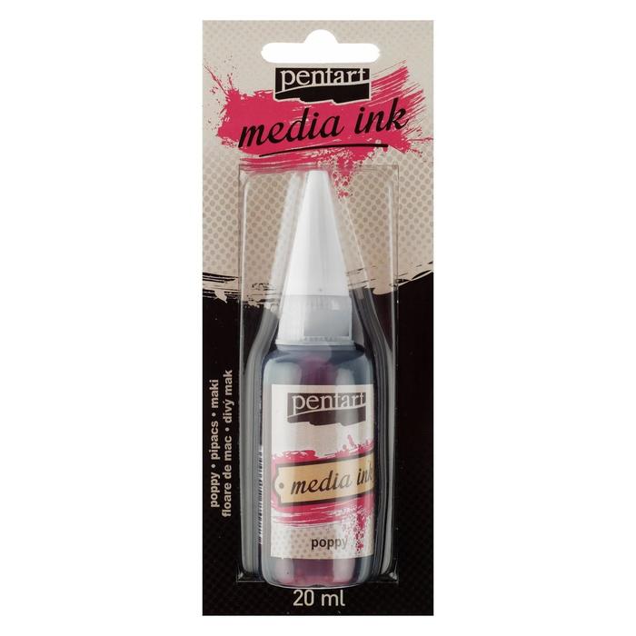 Красящие чернила 20 мл, Pentart, спиртовая основа, мак
Красящие чернила 20 мл, Pentart, спиртовая основа, мак