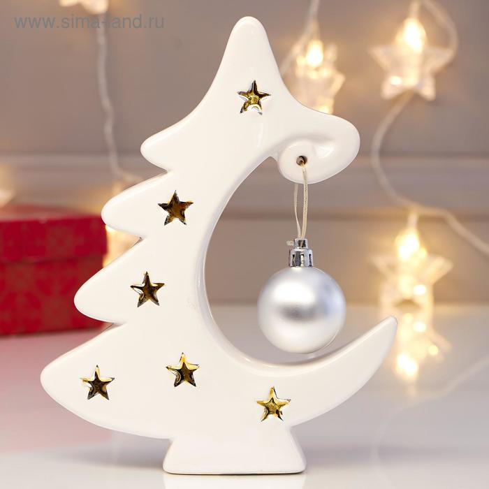 Сувенир керамика "Ёлочка со звёздами и шариком" золото 20х4,3х15,5 см
Сувенир керамика "Ёлочка со звёздами и шариком" золото 20х4,3х15,5 см