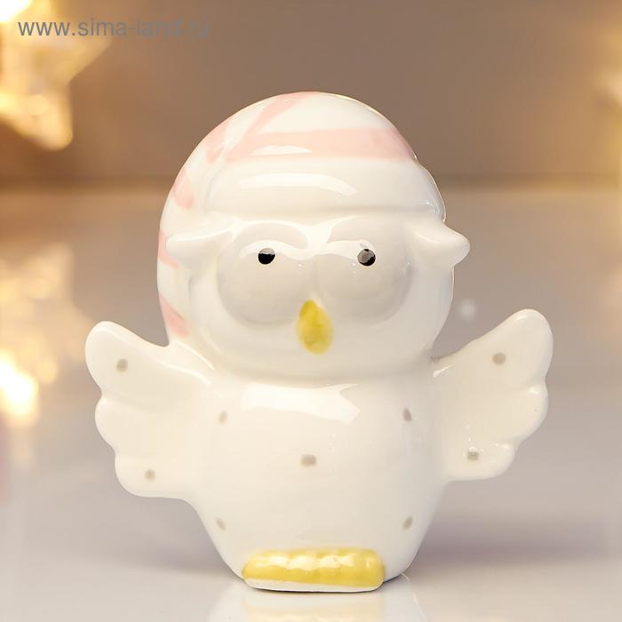 Сувенир керамика "Совёнок в полосатом розовом колпаке" белый 9х5,3х8,7 см
Сувенир керамика "Совёнок в полосатом розовом колпаке" белый 9х5,3х8,7 см