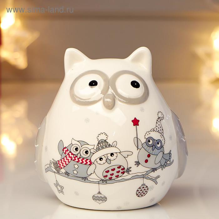 Сувенир керамика "Белая совушка с новогодним рисунком на животе" 9,2х7,8х9,3 см
Сувенир керамика "Белая совушка с новогодним рисунком на животе" 9,2х7,8х9,3 см