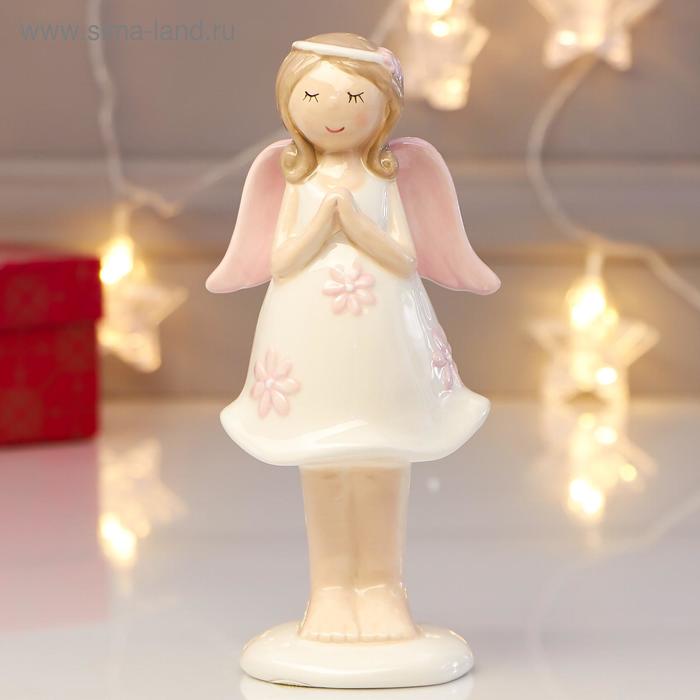 Сувенир керамика "Девочка-ангел в белом платье с розовыми цветами - молитва" 17х6,5х8 см
Сувенир керамика "Девочка-ангел в белом платье с розовыми цветами - молитва" 17х6,5х8 см