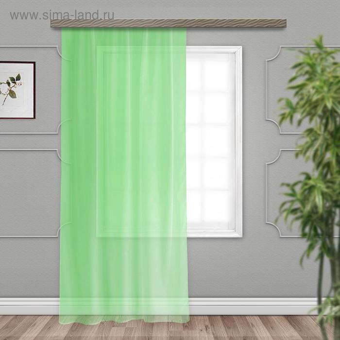 Штора вуаль 200х260 см, фисташка, пэ 100%
Штора вуаль 200х260 см, фисташка, пэ 100%
