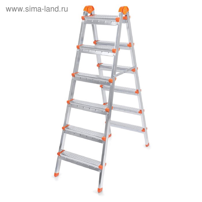 Стремянка PERILLA by Dogrular 605747, стальная, 2х6, 125 см, до 120 кг
Стремянка PERILLA by Dogrular 605747, стальная, 2х6, 125 см, до 120 кг