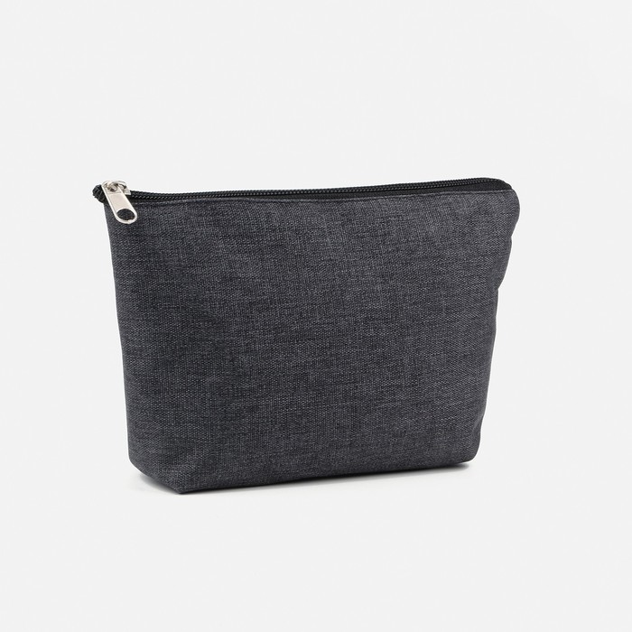 фото Косметичка на молнии, цвет тёмно-серый tl