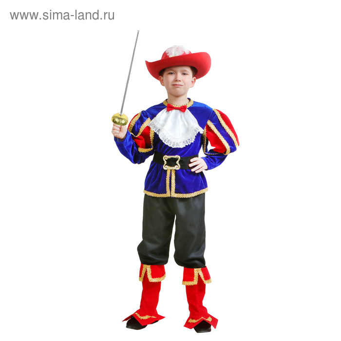 Карнавальный костюм «Кот в сапогах», куртка, шляпа, сапоги, шпага, р. 32, рост 122-128 см
Карнавальный костюм «Кот в сапогах», куртка, шляпа, сапоги, шпага, р. 32, рост 122-128 см