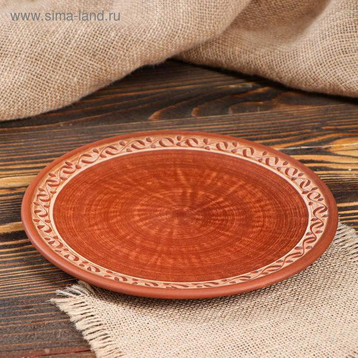 Тарелка, гладкая, декор, роспись ангобом, 22 см
Тарелка, гладкая, декор, роспись ангобом, 22 см