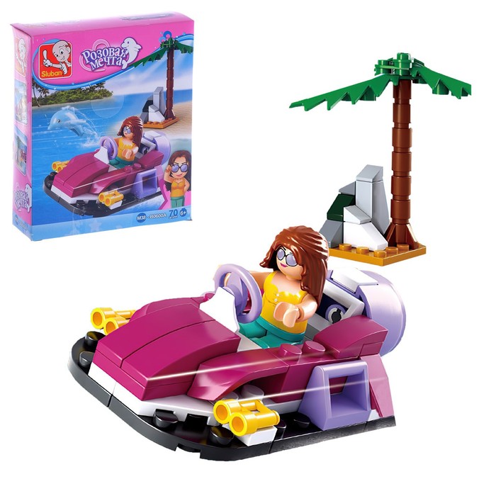 Конструктор Розовая Мечта «Мини катер», 70 деталей
Конструктор Розовая Мечта «Мини катер», 70 деталей