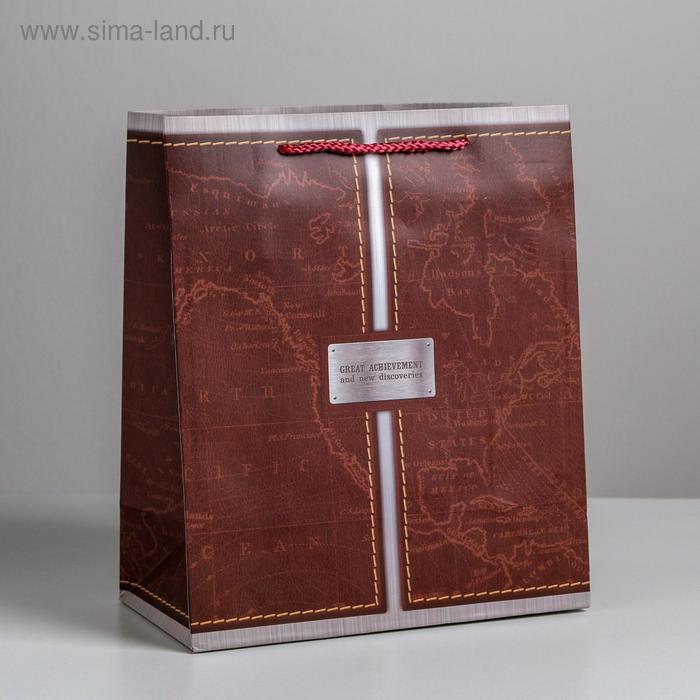 Пакет ламинированный вертикальный «Великих свершений», ML 23 × 27 × 11,5 см
Пакет ламинированный вертикальный «Великих свершений», ML 23 × 27 × 11,5 см