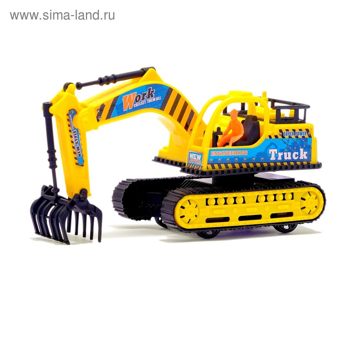 Трактор инерционный «Экскаватор», цвета МИКС
Трактор инерционный «Экскаватор», цвета МИКС