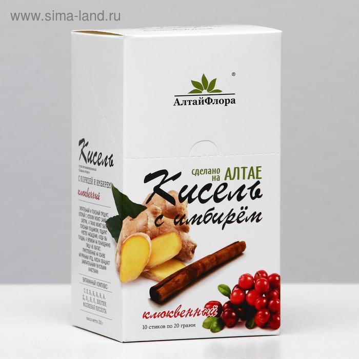 Кисель «АлтайФлора» клюквенный с корицей и имбирём, 20 г
Кисель «АлтайФлора» клюквенный с корицей и имбирём, 20 г