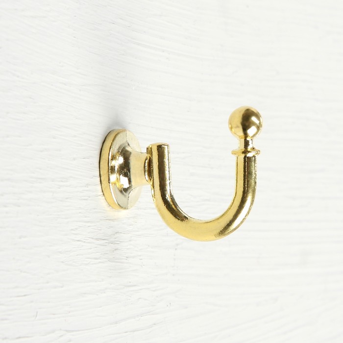 Крючок мебельный ТУНДРА КМ1012AC, однорожковый, цвет золото, 1 шт.
Крючок мебельный ТУНДРА КМ1012AC, однорожковый, цвет золото, 1 шт.