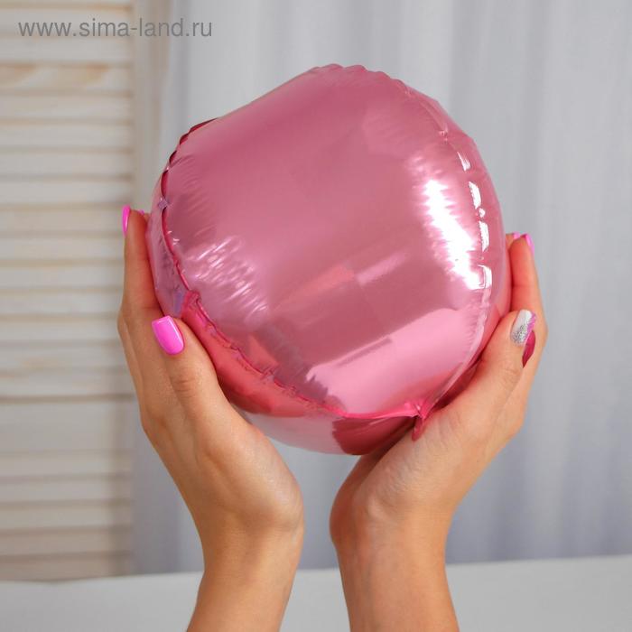 Шар фольгированный 10" «Сфера», набор 5 шт., цвет розовый 
Шар фольгированный 10" «Сфера», набор 5 шт., цвет розовый
