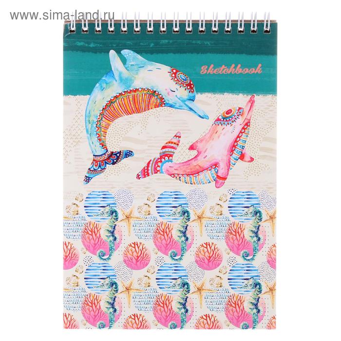 Скетчбук А5, 50 листов на гребне «Морские обитатели», жёсткая подложка, блок крафт-бумага 100 г/м2
Скетчбук А5, 50 листов на гребне «Морские обитатели», жёсткая подложка, блок крафт-бумага 100 г/м2