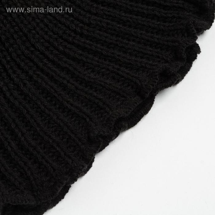 фото Шарф-манишка детский, цвет чёрный (5-8 лет) мегашапка