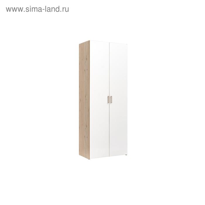 Шкаф для одежды Веста 13.130, 868х509х2300, Гаскон Пайн светлый/Белый шагрень 
Шкаф для одежды Веста 13.130, 868х509х2300, Гаскон Пайн светлый/Белый шагрень