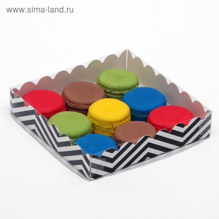 Коробочка для печенья с PVC крышкой "ЗигЗаг", белая, 15 х 15 х 3 см 
Коробочка для печенья с PVC крышкой "ЗигЗаг", белая, 15 х 15 х 3 см