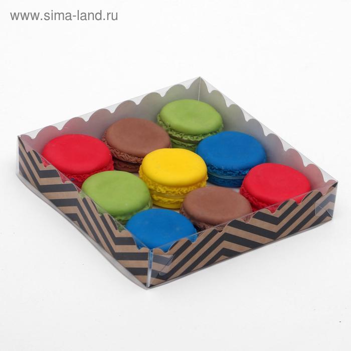 Коробочка для печенья с PVC крышкой "ЗигЗаг", крафт, 15 х 15 х 3 см
Коробочка для печенья с PVC крышкой "ЗигЗаг", крафт, 15 х 15 х 3 см