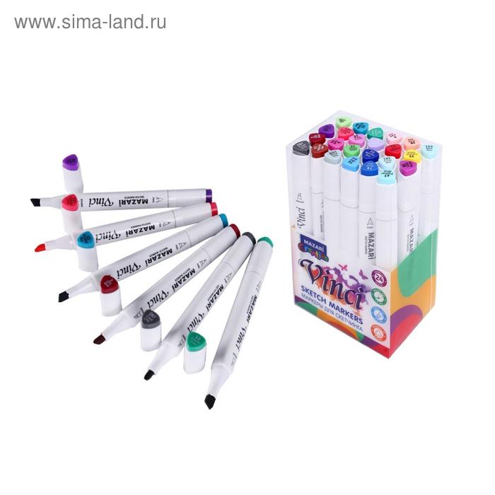 Маркеры для скетчинга двусторонние Mazari Vinci, 24 цвета, Main colors (основные цвета)
Маркеры для скетчинга двусторонние Mazari Vinci, 24 цвета, Main colors (основные цвета)