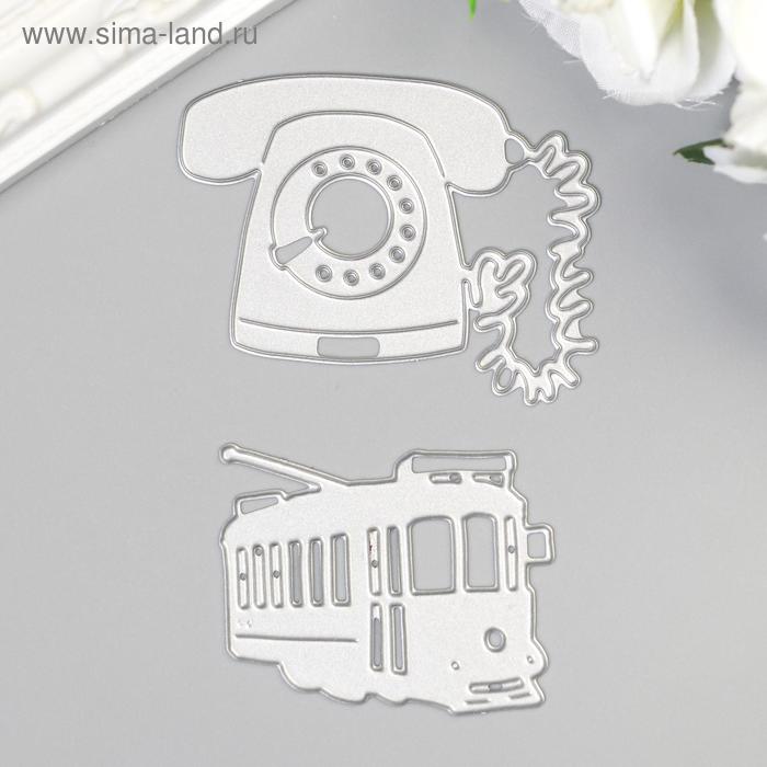 фото Набор ножей для вырубки "поездка в прошлое" 6,3х5, 5*4,2 см. mimicut