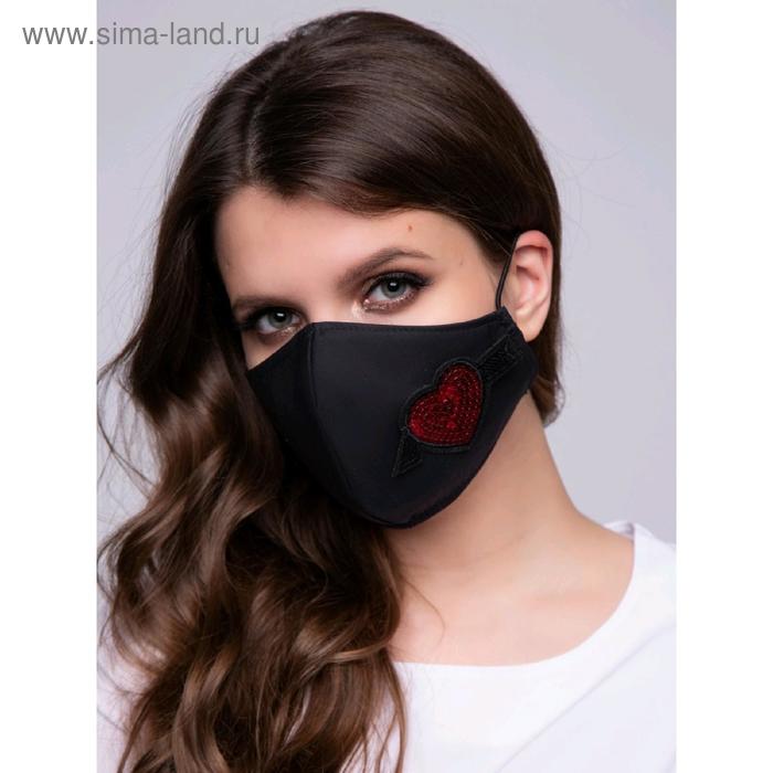 фото Защитная маска «сердце», размер 42 li-lu belluche