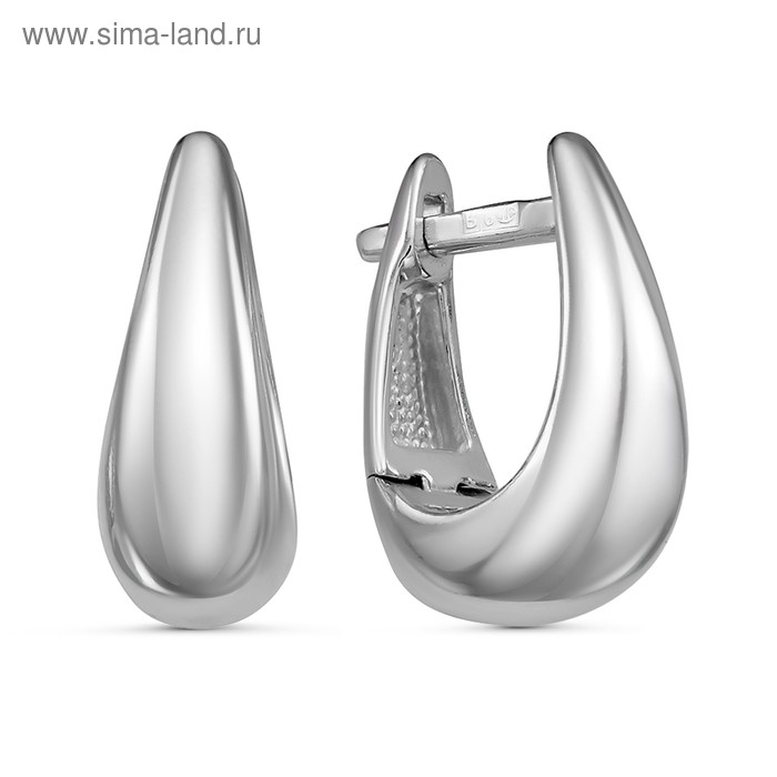 Серьги "Минимал" дуга широкая, родирование
Серьги "Минимал" дуга широкая, родирование