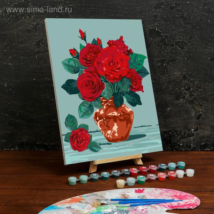 Картина по номерам на холсте с подрамником «Розы» 30×40 см
Картина по номерам на холсте с подрамником «Розы» 30×40 см