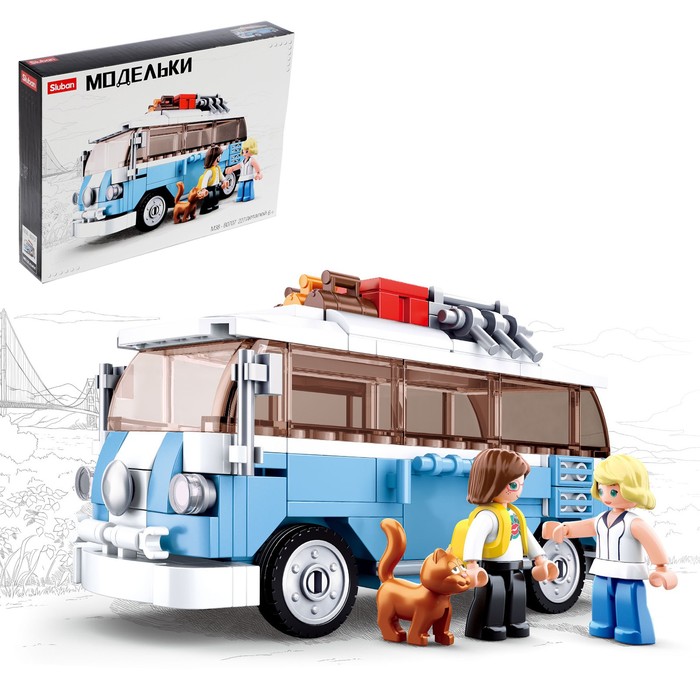 Конструктор Модельки «Минивен», 227 деталей
Конструктор Модельки «Минивен», 227 деталей