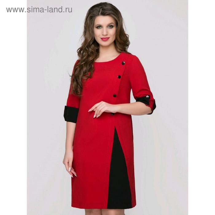 фото Платье «мандоро рэд, нью», размер 56 li-lu belluche