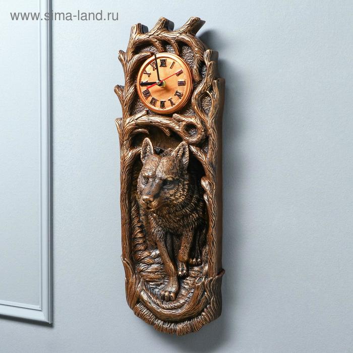 Часы "Волк", коричнево-золотистые, 50*17*13 см
Часы "Волк", коричнево-золотистые, 50*17*13 см