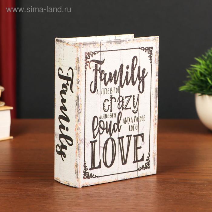 Шкатулка-книга дерево кожзам "Большая семья" 16х11х4,5 см
Шкатулка-книга дерево кожзам "Большая семья" 16х11х4,5 см