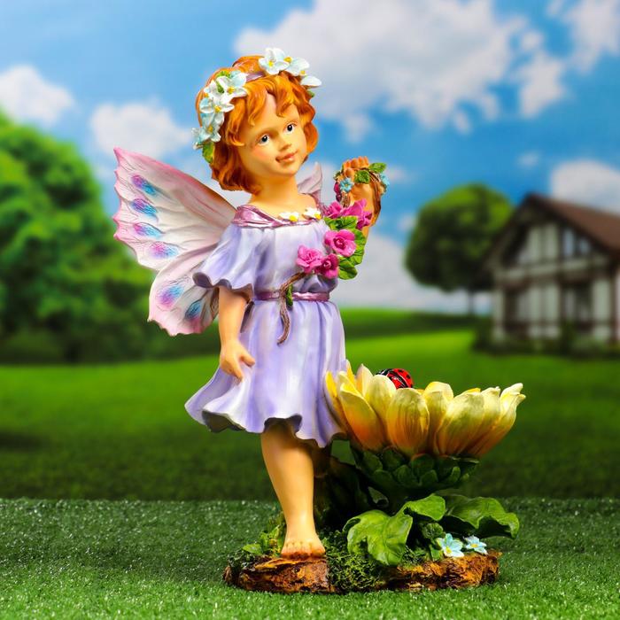 Садовая фигура "Лесная фея" 20х22х35см
Садовая фигура "Лесная фея" 20х22х35см