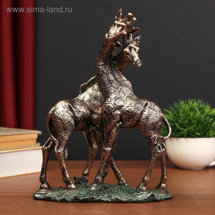 Сувенир полистоун "Жирафы - нежность" под бронзу 26,5х19,5х8,8 см
Сувенир полистоун "Жирафы - нежность" под бронзу 26,5х19,5х8,8 см