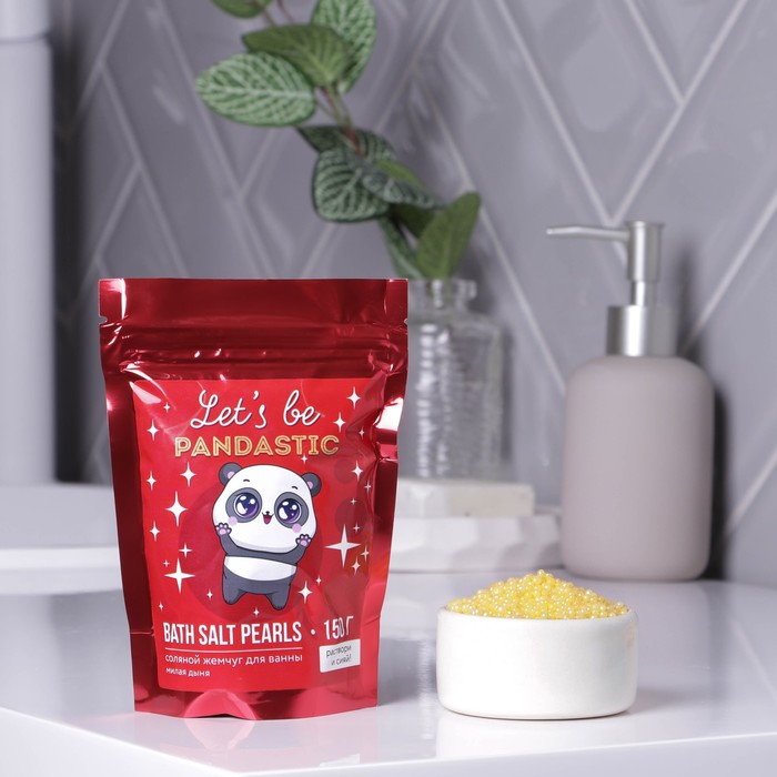 Жемчуг для ванны в пакете "Панда", 130 г, с ароматом дыни
Жемчуг для ванны в пакете "Панда", 130 г, с ароматом дыни
