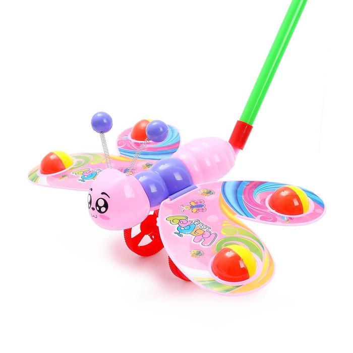 Каталка на палочке «Бабочка», цвета МИКС
Каталка на палочке «Бабочка», цвета МИКС