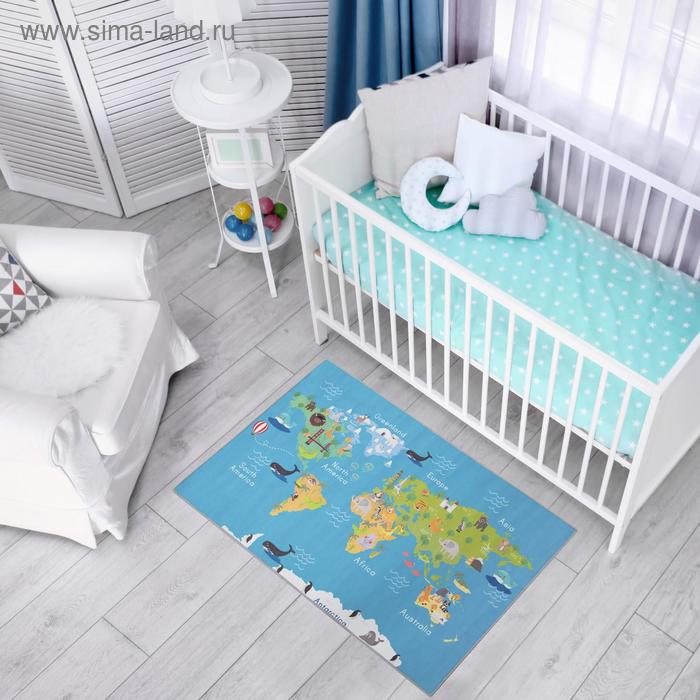 Ковёр детский Крошка Я «География», 80х120 см, 700г/м2
Ковёр детский Крошка Я «География», 80х120 см, 700г/м2