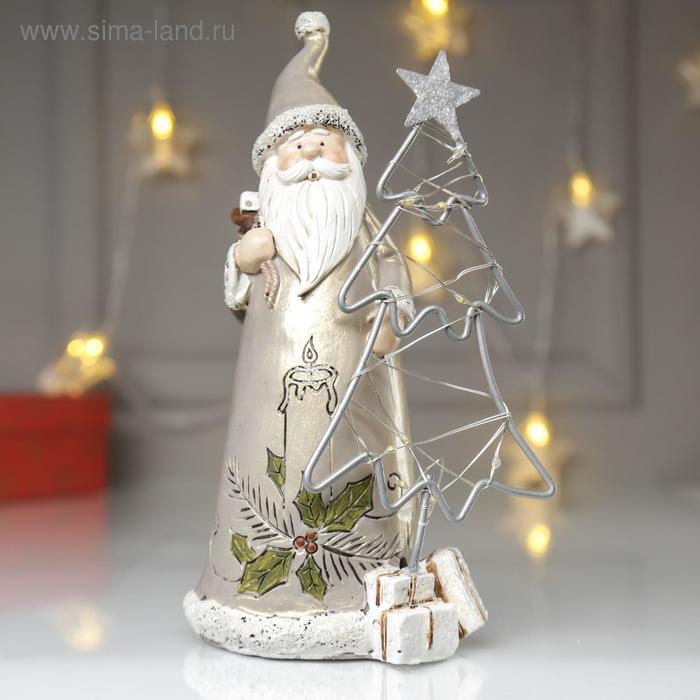 Сувенир полистоун свет "Дед Мороз в золотистой шубе у ёлочки - свеча" 22х10х12 см
Сувенир полистоун свет "Дед Мороз в золотистой шубе у ёлочки - свеча" 22х10х12 см